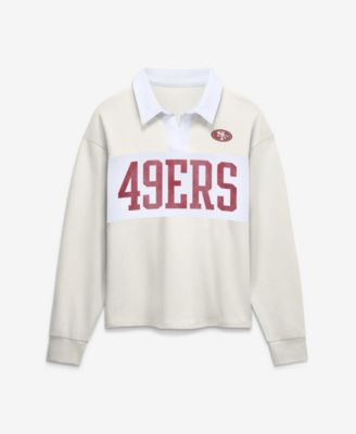 Fanatics Women's San Francisco 49ers Heritage Play Action Vintage Rugby Polo Shirt