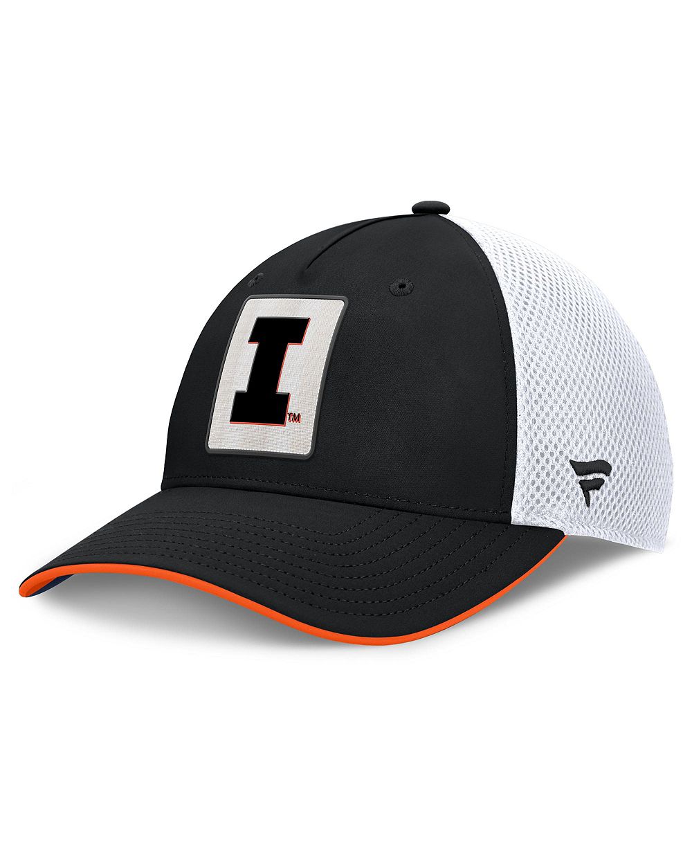 Мужская кепка Fanatics Black Illinois Fighting Illini 5-Panel Matter Flex