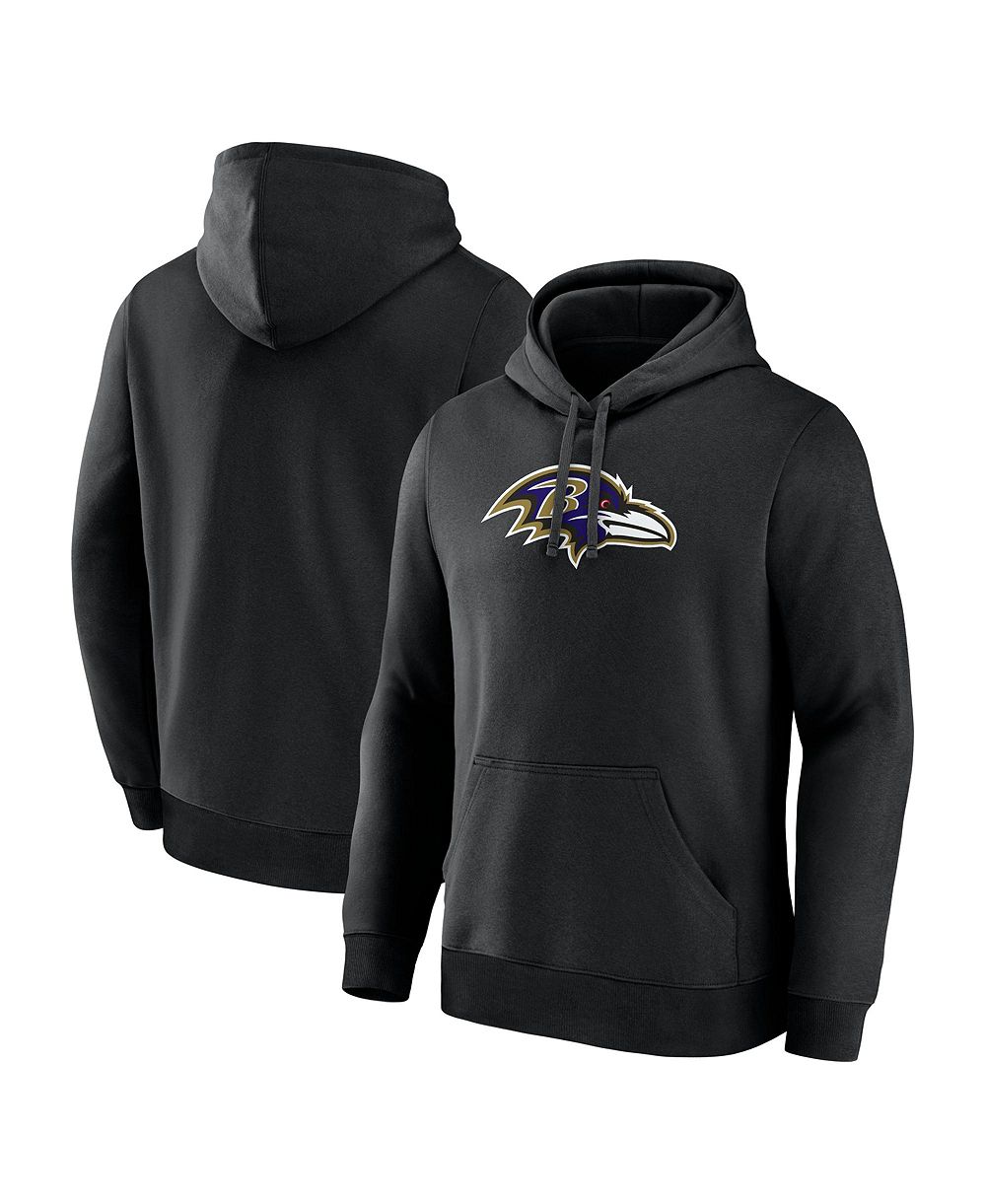 Мужское худи Logo Athletic Black Baltimore Ravens Primary Logo