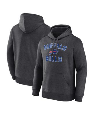 Мужская толстовка Logo Athletic Heather Charcoal Buffalo Bills Arch Victory