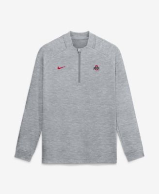 Мужской джемпер Nike Gray Ohio State Buckeyes Golf Par 5 Therma-FIT Half-Zip