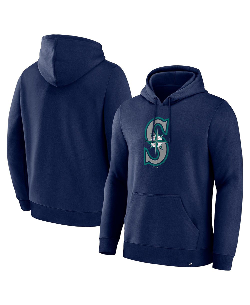 Мужское худи Fanatics Navy Seattle Mariners Primary Logo Legacy