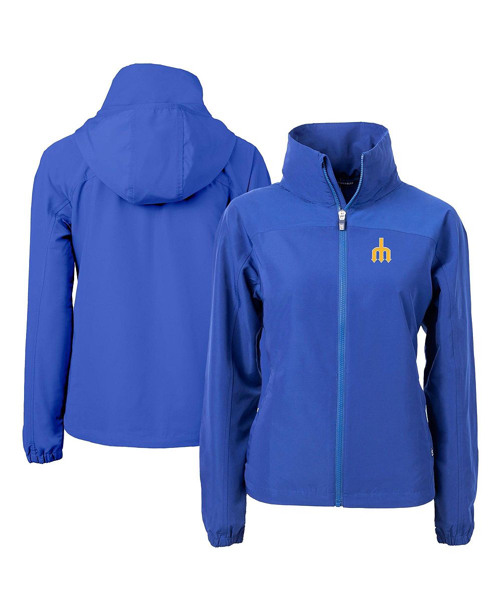Женская ветровка Cutter & Buck Royal Seattle Mariners Charter Eco Full-Zip