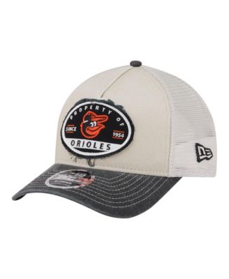 New Era Мужская кепка 9FORTY Trucker Baltimore Orioles, светло-бежевый/черный