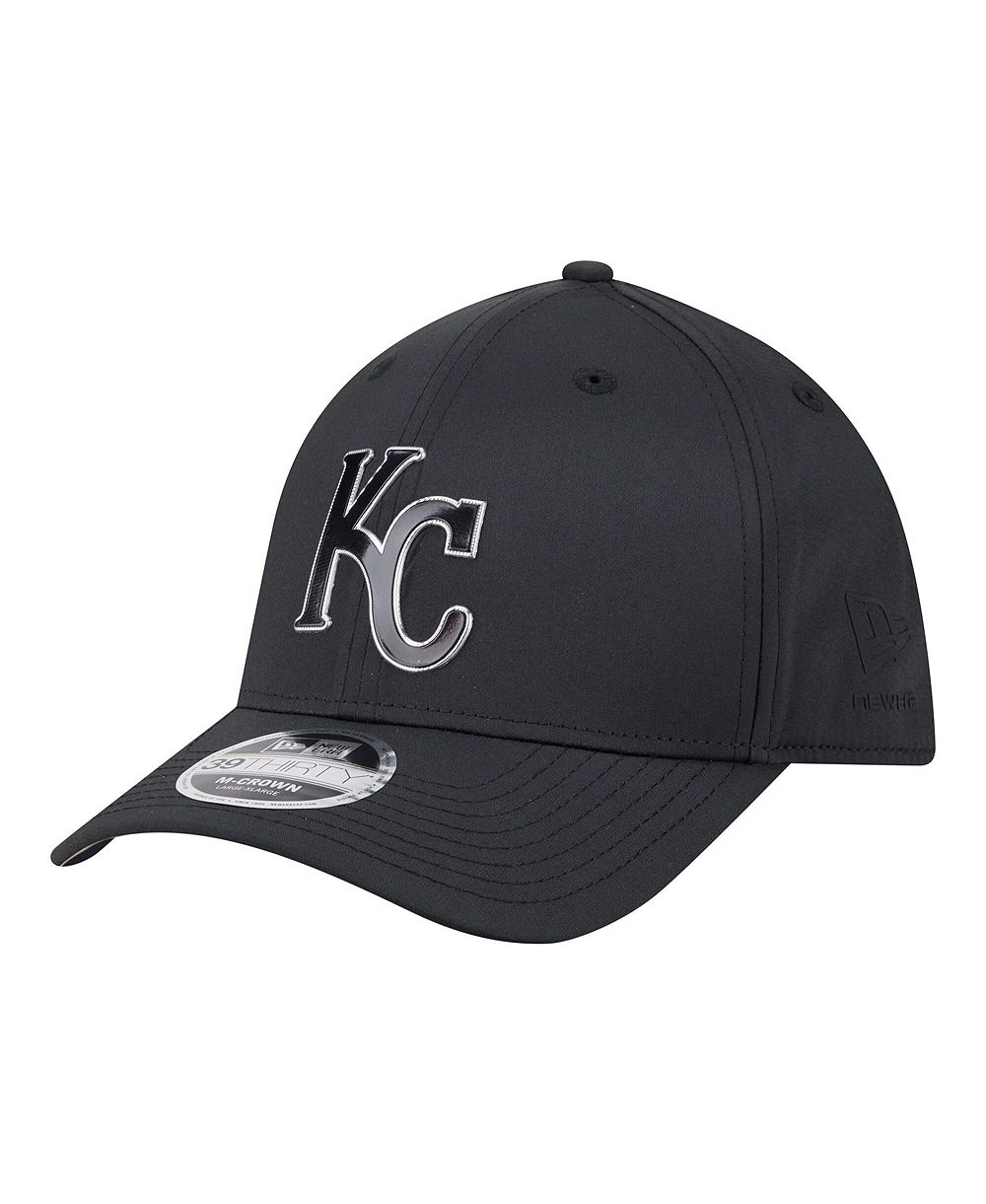 New Era Мужская кепка Kansas City Royals Metallic 39THIRTY M-Crown Flex Black