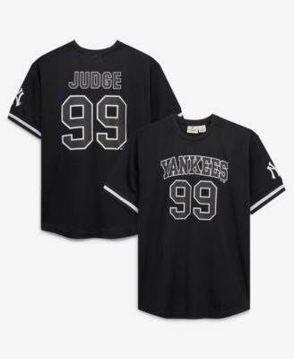 Fanatics Men's Aaron Judge Black/White New York Yankees Big & Tall Heavyweight Mesh Jersey