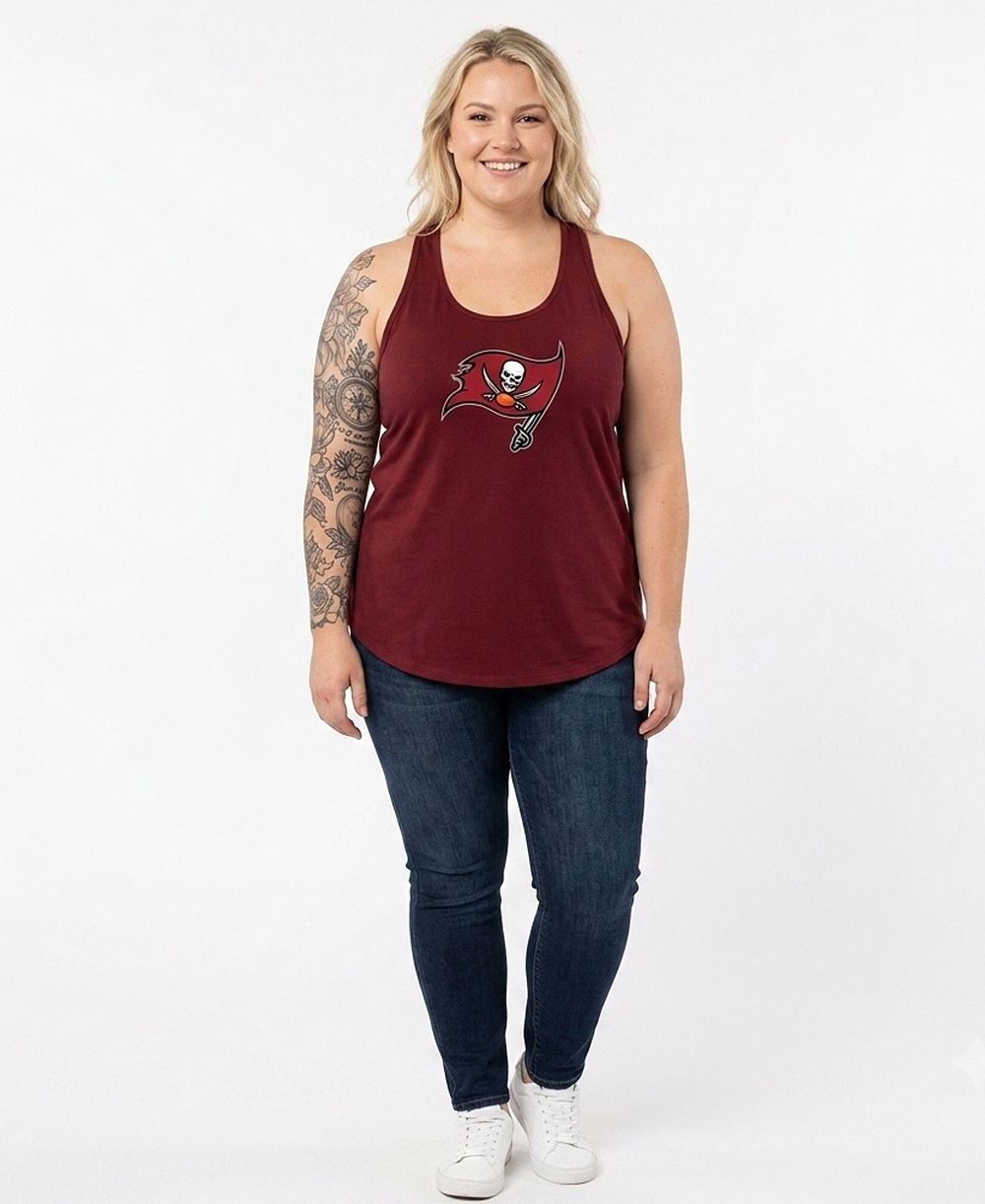 Женский базовый топ Plus Size Profile Red Tampa Bay Buccaneers