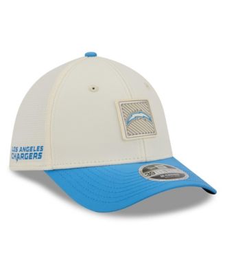 New Era Мужская кремовая кепка Los Angeles Chargers 2026 NFL Training Camp 39THIRTY Flex