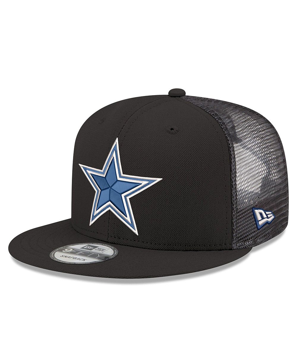 Мужская кепка New Era Black Dallas Cowboys Core Team 9FIFTY Trucker Snapback