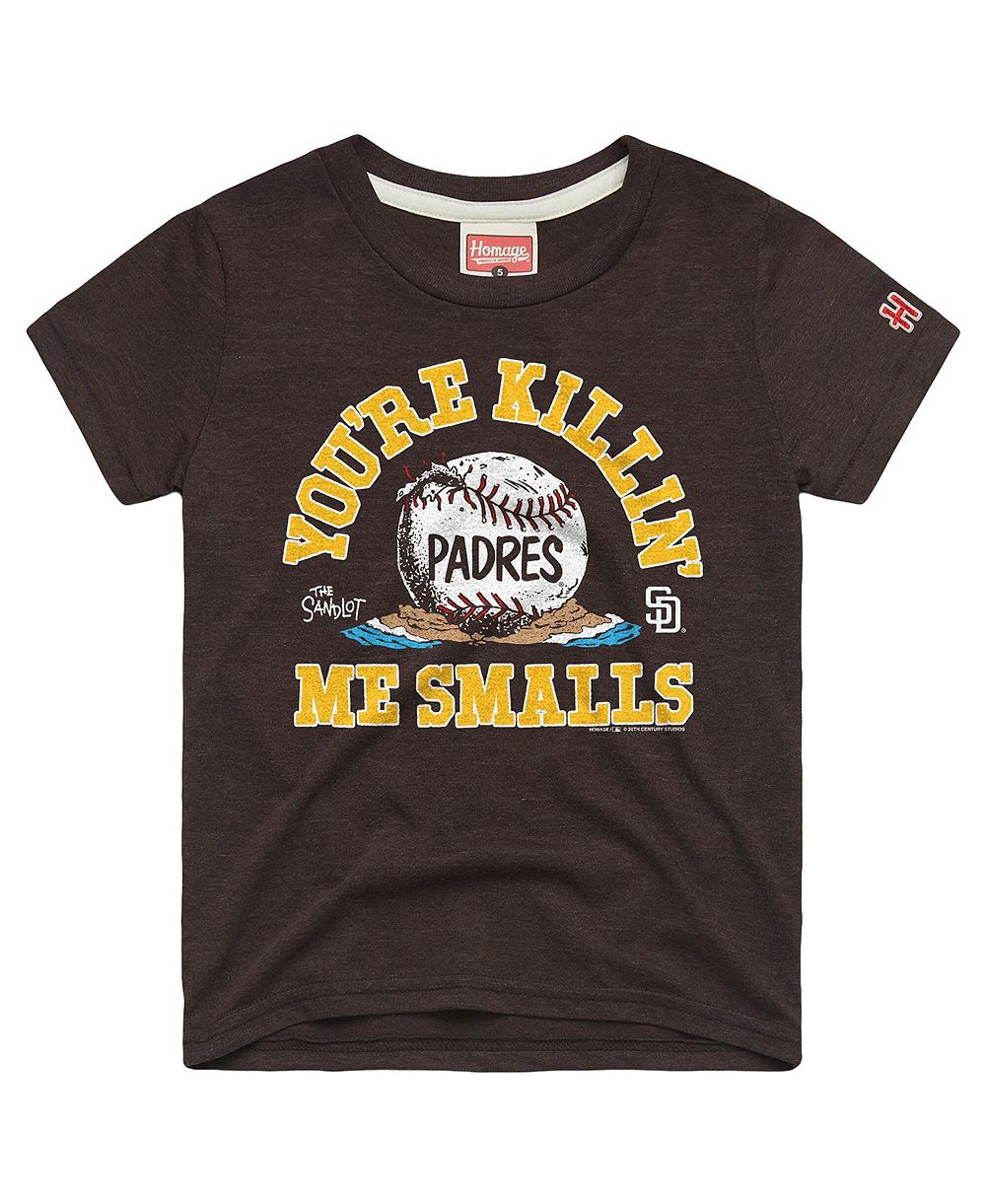 Детская футболка Homage Brown San Diego Padres x The Sandlot Tri-Blend