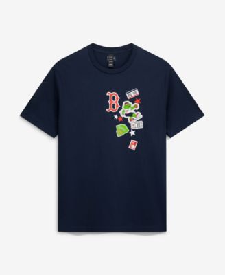Мужская футболка New Era Navy Boston Red Sox City Patch T-Shirt