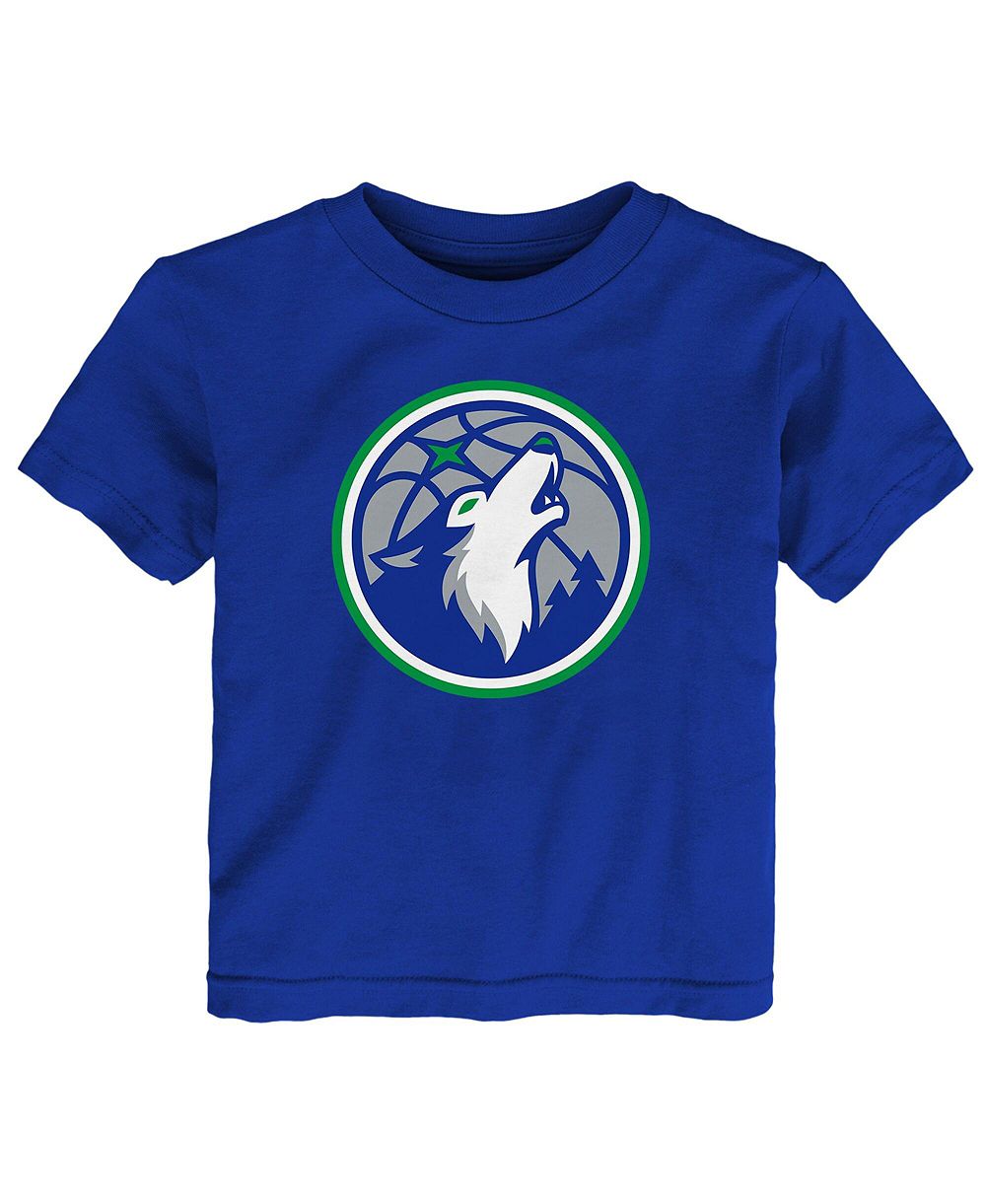 Outerstuff Детская синяя футболка Minnesota Timberwolves Primary Logo