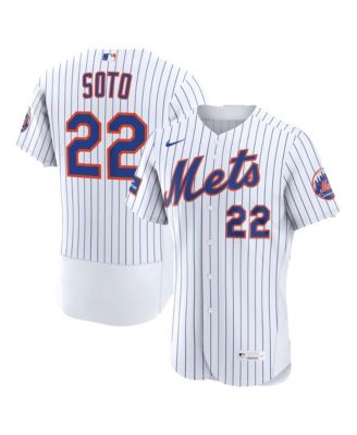 Nike Men's Juan Soto White New York Mets Home Authentic Sponsor Patch Jersey