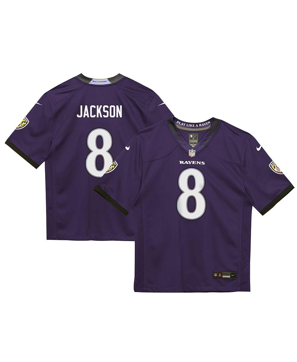 Nike детская джерси Lamar Jackson Purple Baltimore Ravens Team Game