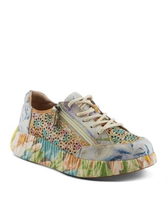 L'Artiste Women's Bloomington Sneaker with Leather Upper