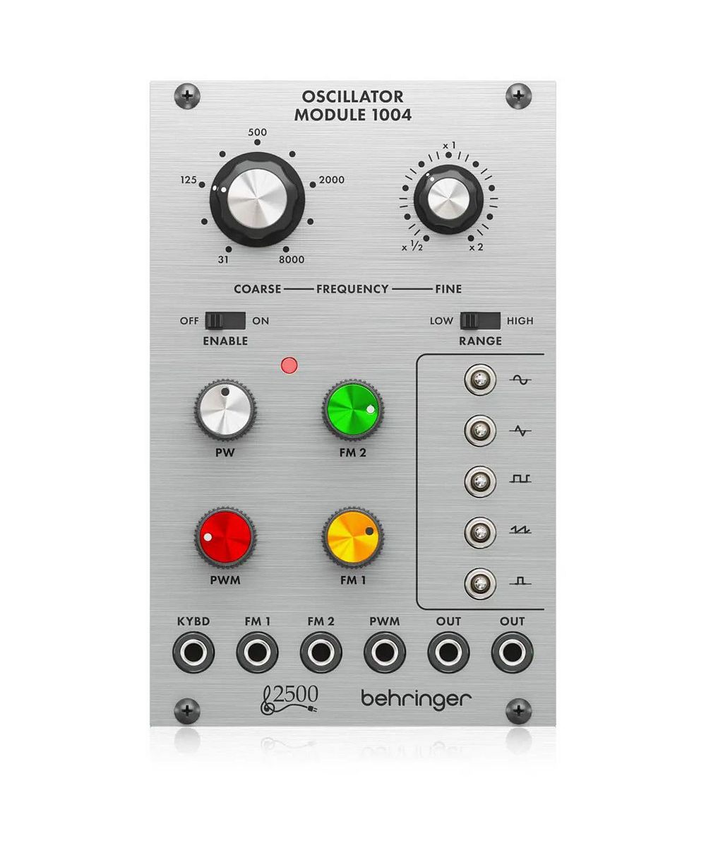 Behringer модуль легендарного двухканального аналогового управляемого осциллятора серии 2500 1004
