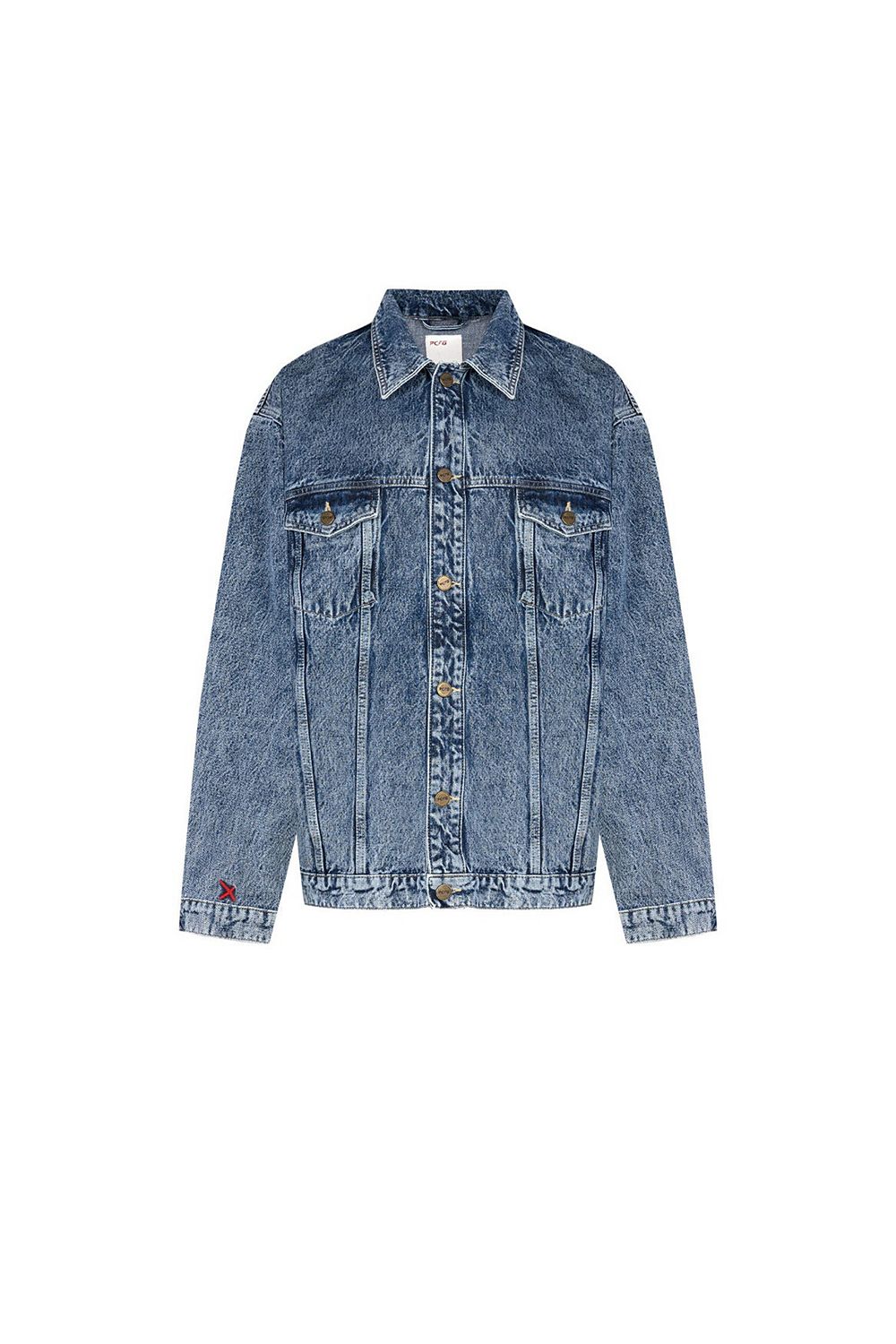 Мужская джинсовая куртка PCFG Free Heaven Destroyed Cotton Denim Jacket