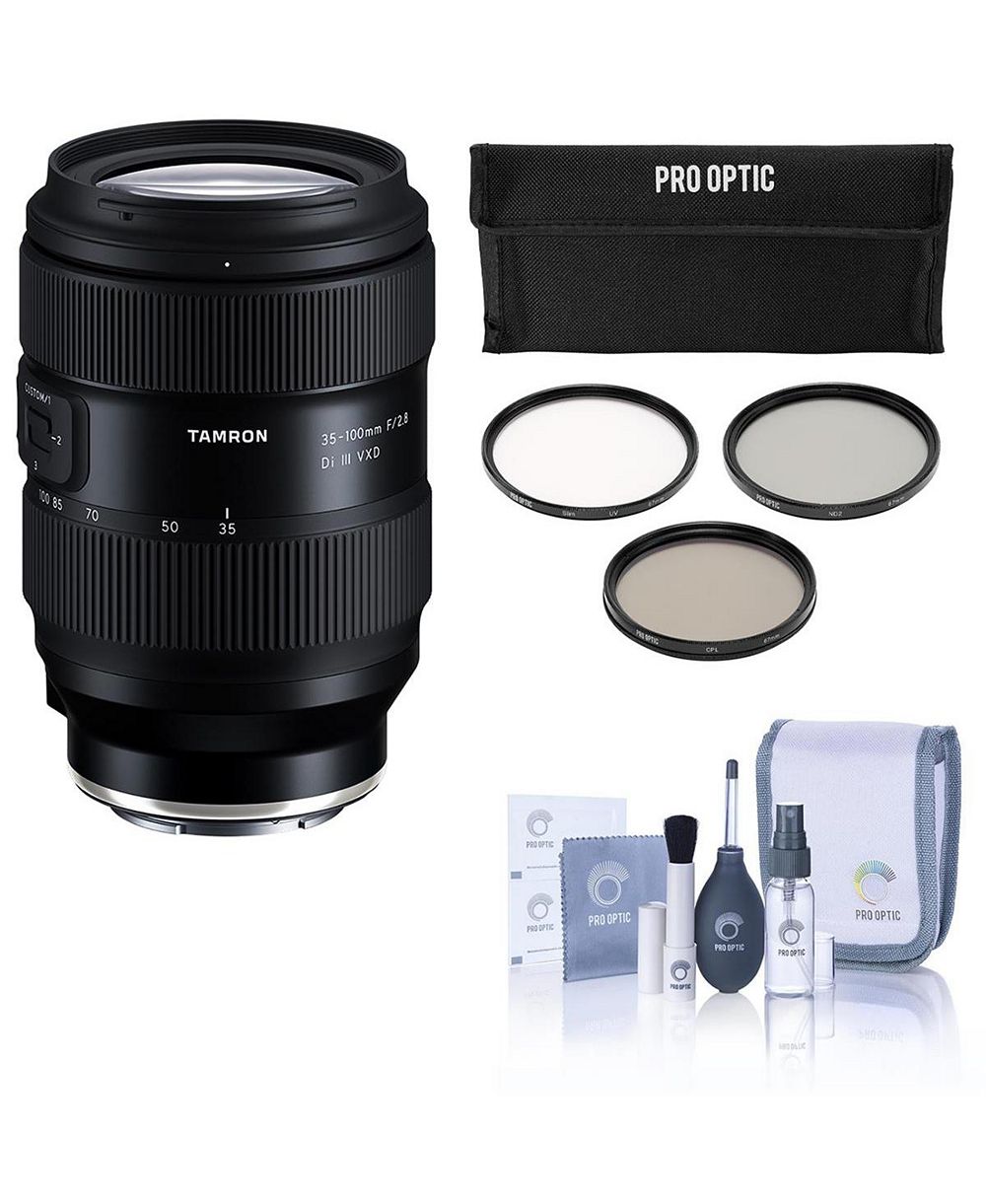 Объектив Tamron 35-100mm f/2.8 Di III VXD для Nikon Z, комплект с фильтром 67mm и набором для чистки
