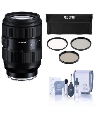 Tamron 35-100mm f/2.8 Di III VXD Lens, Nikon Z w/67mm Filters, Cleaning Kit