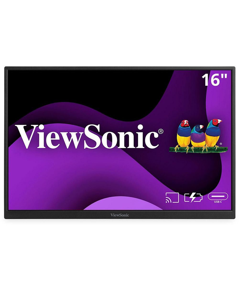 Монитор ViewSonic VG1656N 16" IPS WUXGA 60Hz беспроводной портативный USB-C