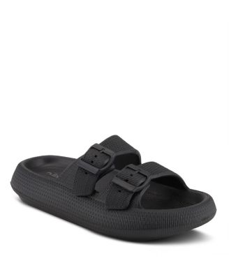 Flexus Women's Bubbles Slide with Adjustable Rubber Buckle
