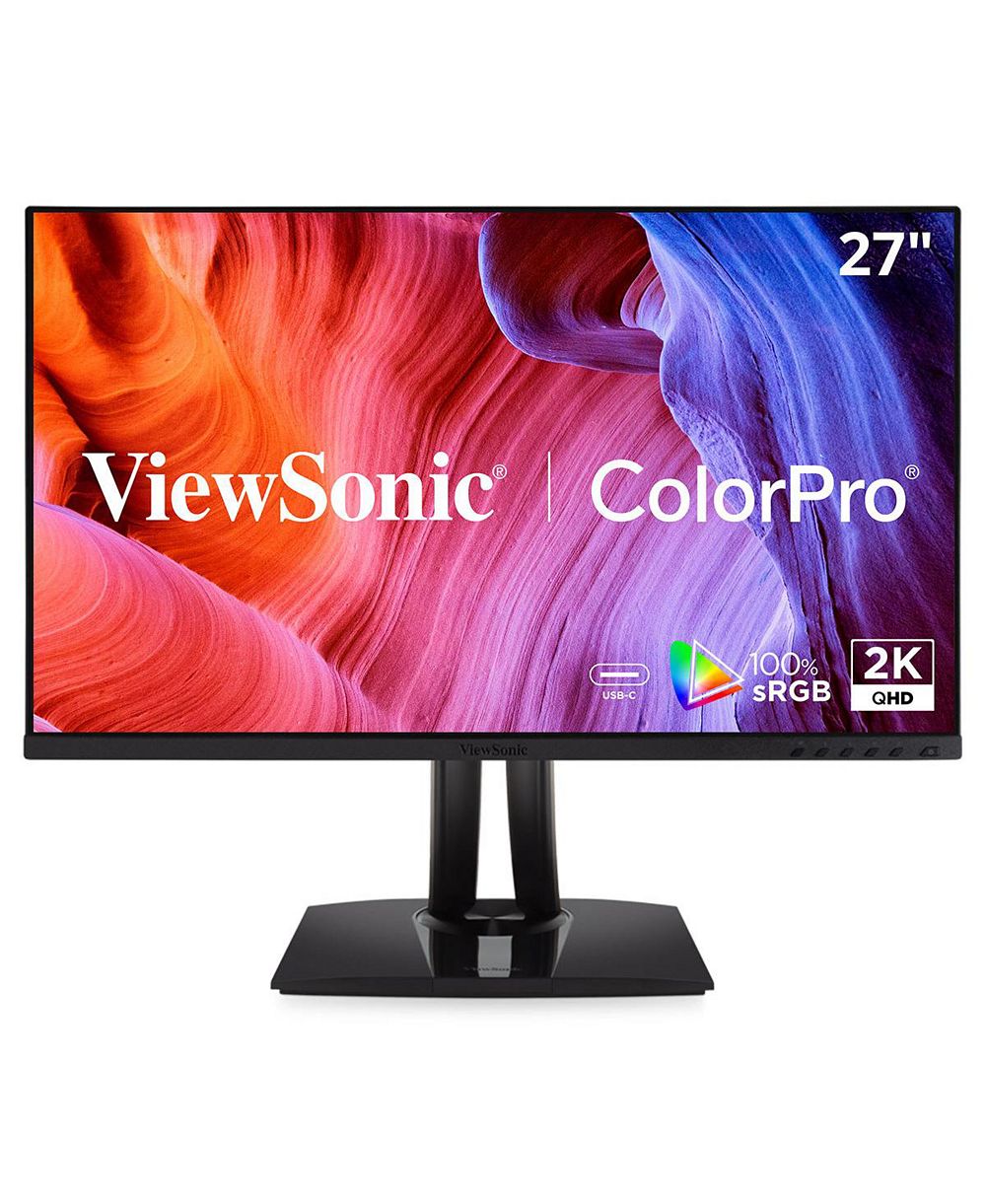 ViewSonic монитор компьютера 27" IPS WQHD 120Hz USB-C с 90W Power Delivery