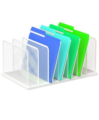 Органайзер для документов DANRONG Heavy Duty Steel Mesh Desk File Compartments Desktop Sorter