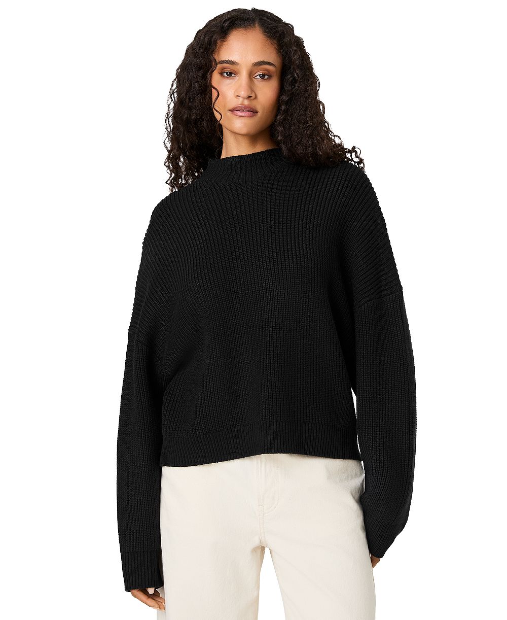 Женский джемпер French Connection Babysoft Rib Mock Neck Relaxed-Fit