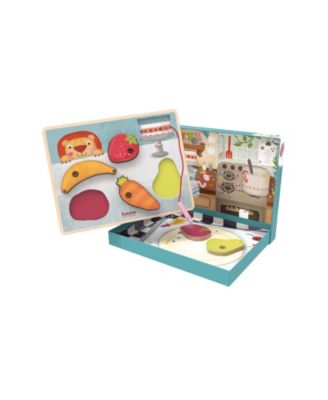 Пазл Bababoo and friends Little Worm Loves to Eat Fine Motor Skills Shape & Color Threading, 18 Months+