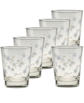 Fiesta Snowflakes набор из 6 стаканов для коктейлей Double Old Fashioned