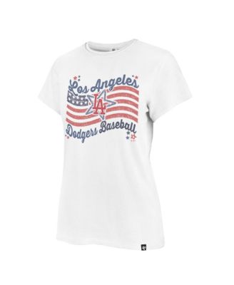 Женская футболка '47 Brand White Los Angeles Dodgers Americana Regional Frankie T-Shirt