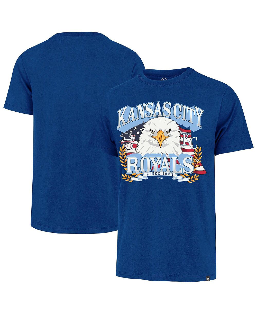 Мужская футболка '47 Brand Royal Kansas City Royals Americana Eagle