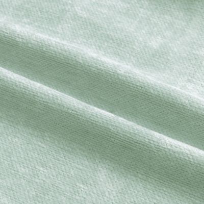 Awesome Home Chenille Solid Room Darkening Back Tab Curtain Fabric Swatch