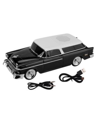 Artudatech Retro Car Bluetooth Speaker with TWS Stereo, LED Party Lights and FM Radio