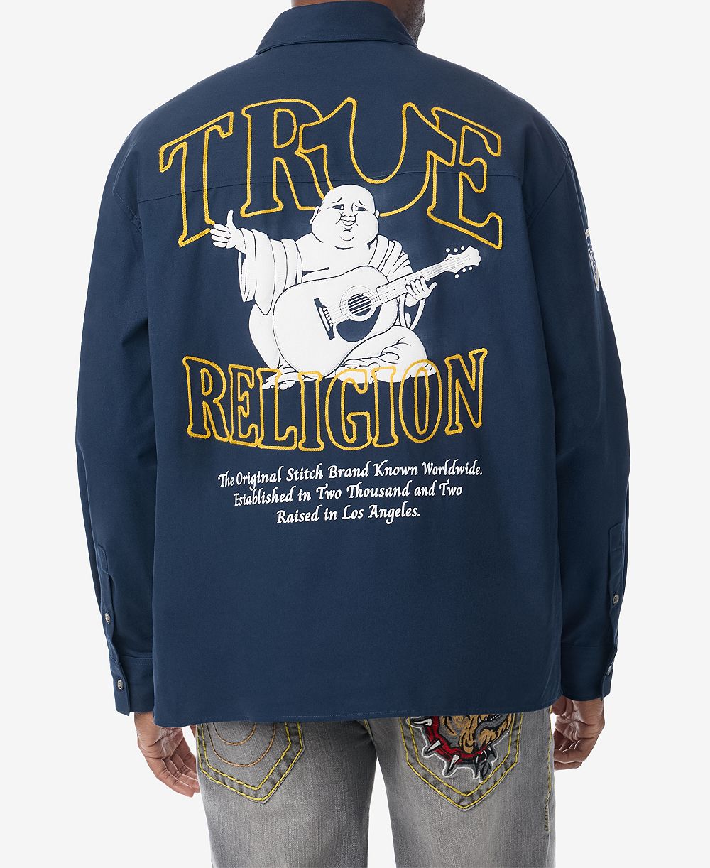 True Religion Мужская рубашка University