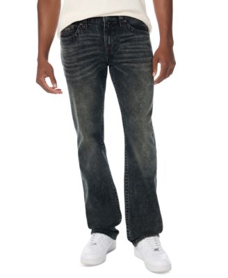 Мужские прямые джинсы True Religion Ricky с вышивкой и клапаном