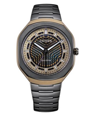 Citizen Eco-Drive 50th Anniversary Men's Limited Edition Photon Black Super Titanium Bracelet Watch 39.6mm