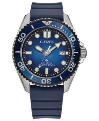 Мужские часы Citizen Promaster Sea Dive Blue Strap 40.6mm