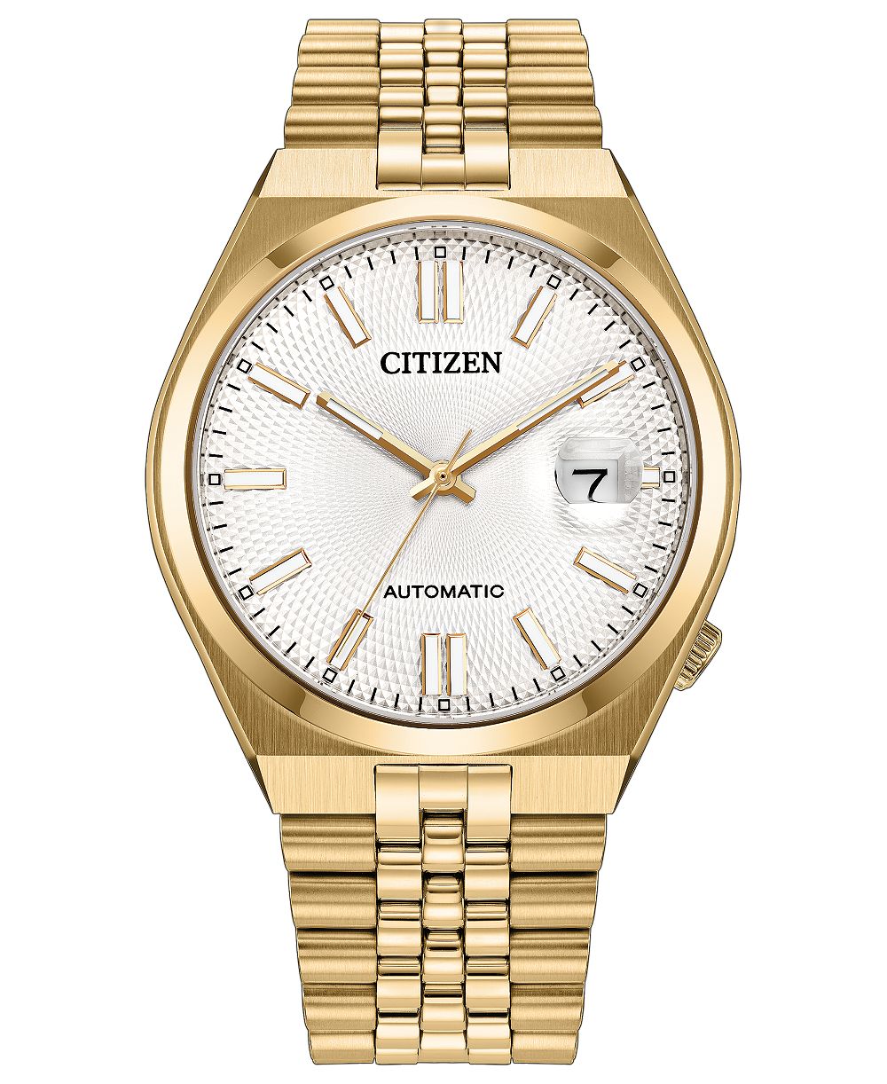 Citizen Men's Automatic Tsuyosa Gold-Tone Stainless Steel Bracelet Watch 40mm