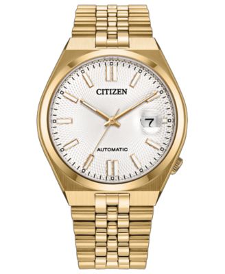 Citizen Men's Automatic Tsuyosa Gold-Tone Stainless Steel Bracelet Watch 40mm