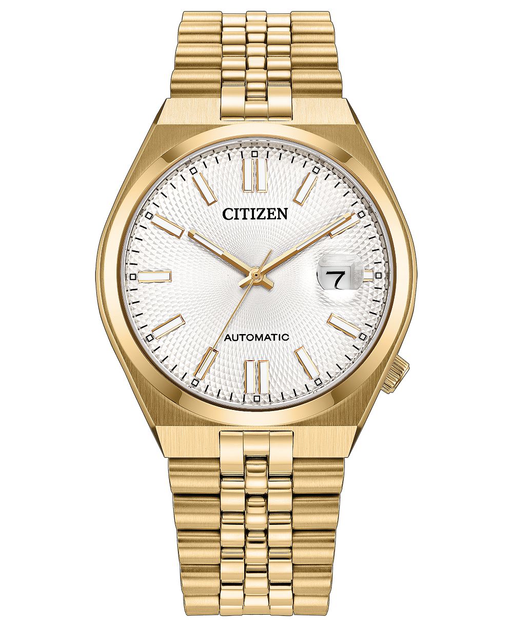 Часы Citizen Unisex Automatic Tsuyosa Gold-Tone Stainless Steel 37mm
