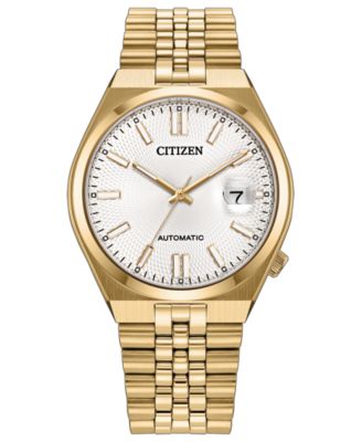 Citizen Unisex Automatic Tsuyosa Gold-Tone Stainless Steel Bracelet Watch 37mm