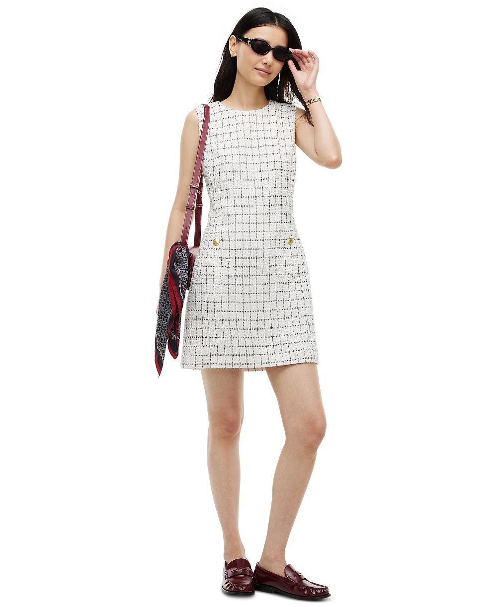 Tommy Hilfiger женское мини-платье из праздничного букле