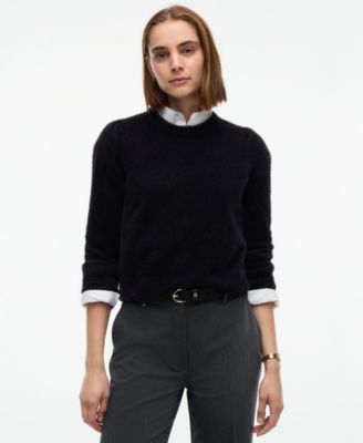 Tommy Hilfiger женский легкий свитер с круглым вырезом и длинным рукавом из текстурированной пряжи с люрексом