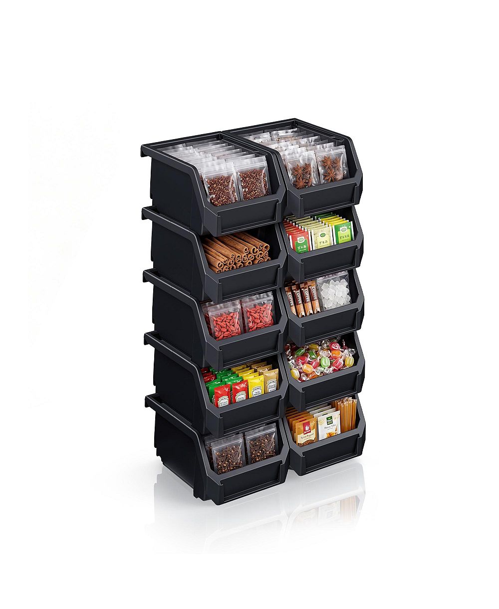 Sorbus сверхмалая открытаяstackable кухонная корзина для хранения - органайзер для кладовой и шкафа