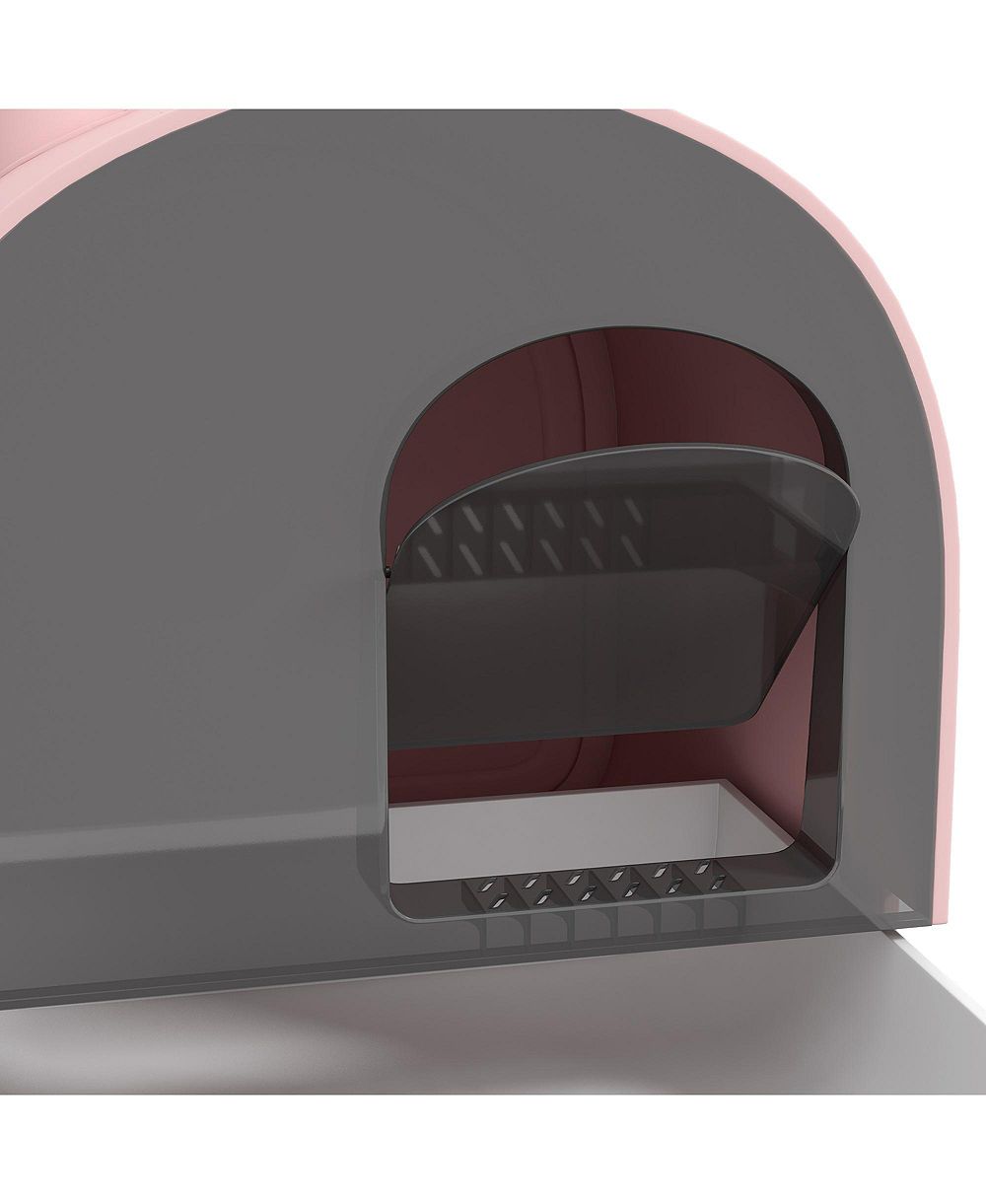 RUIE Covered Cat Litter Box with Lid Scoop and Air Filter