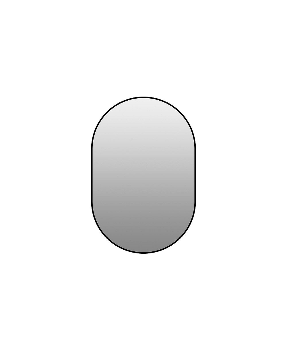 BUSDAYS 36x24 Inch Bathroom Vanity Mirror Wall Mounted Framed Vertical or Horizontal Hanging Modern HD Mirror for Bedroom Entryway