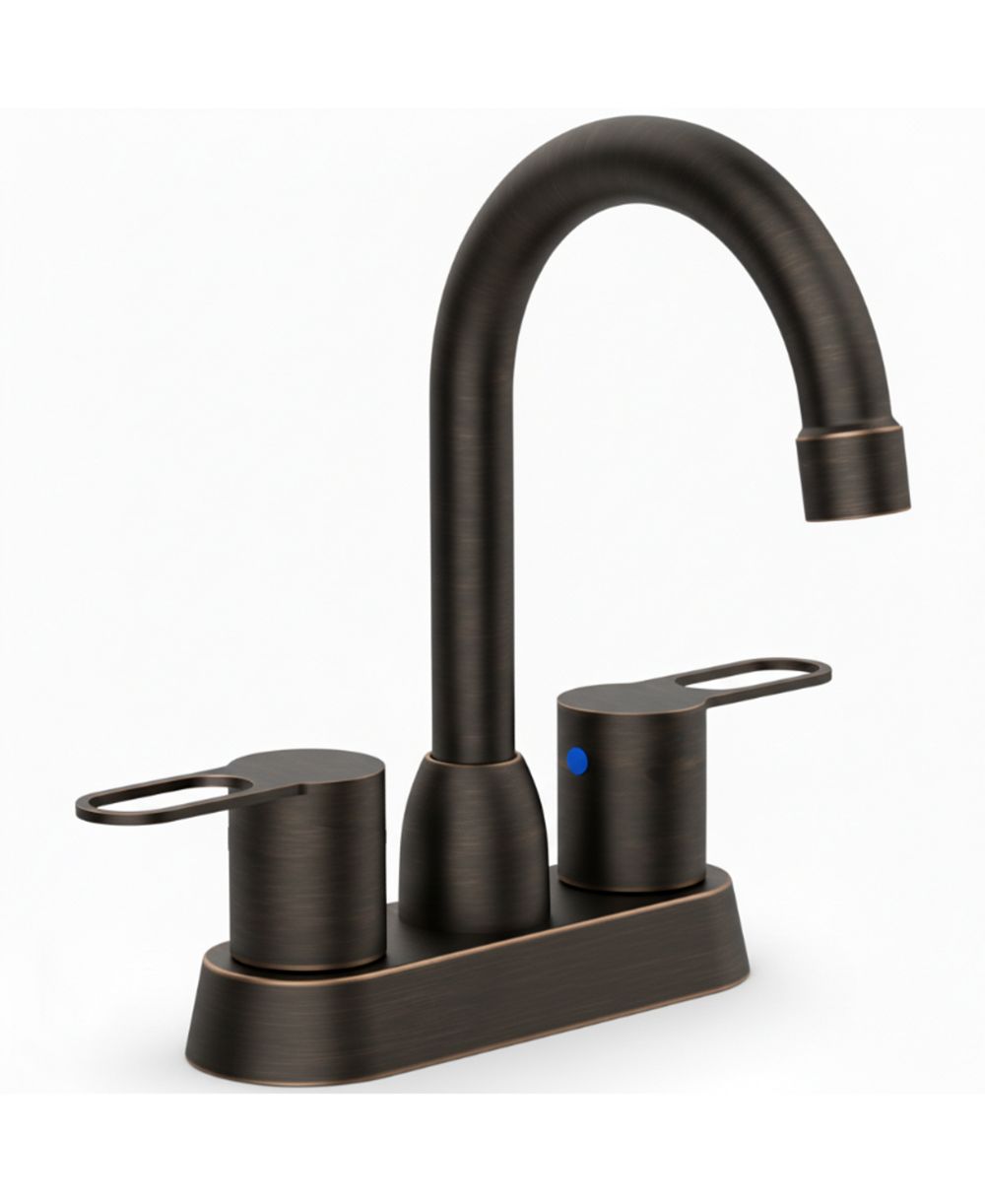 Смеситель для раковины в ванной BUSDAYS 2 handle Oil Rubbed Bronze для RV
