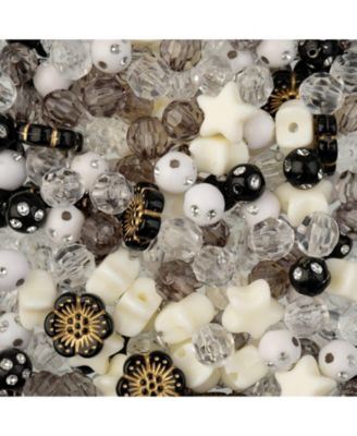 Пластиковые бусины John Bead 8mm Star Mix, 70g