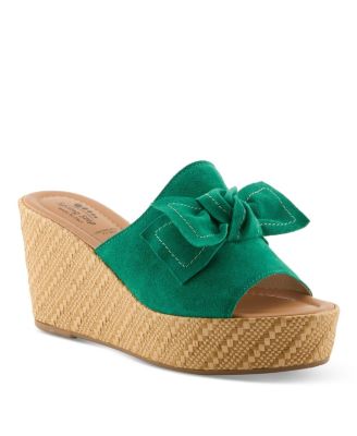 Green suede